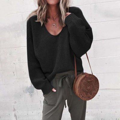 Catalina - Casual V-Neck Knit Sweater